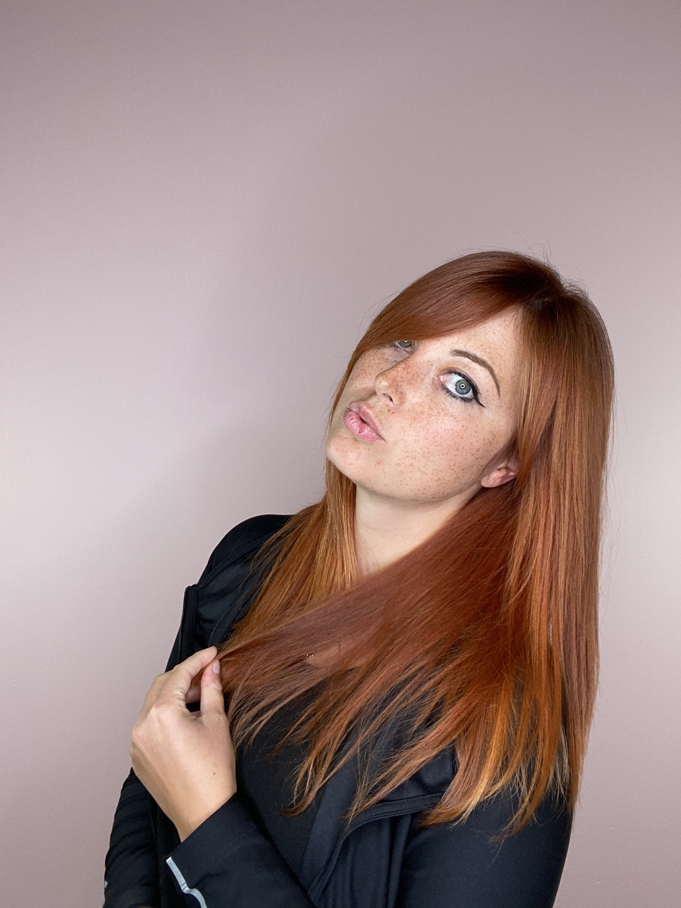 red hair At Elysium Hair Brisbane City